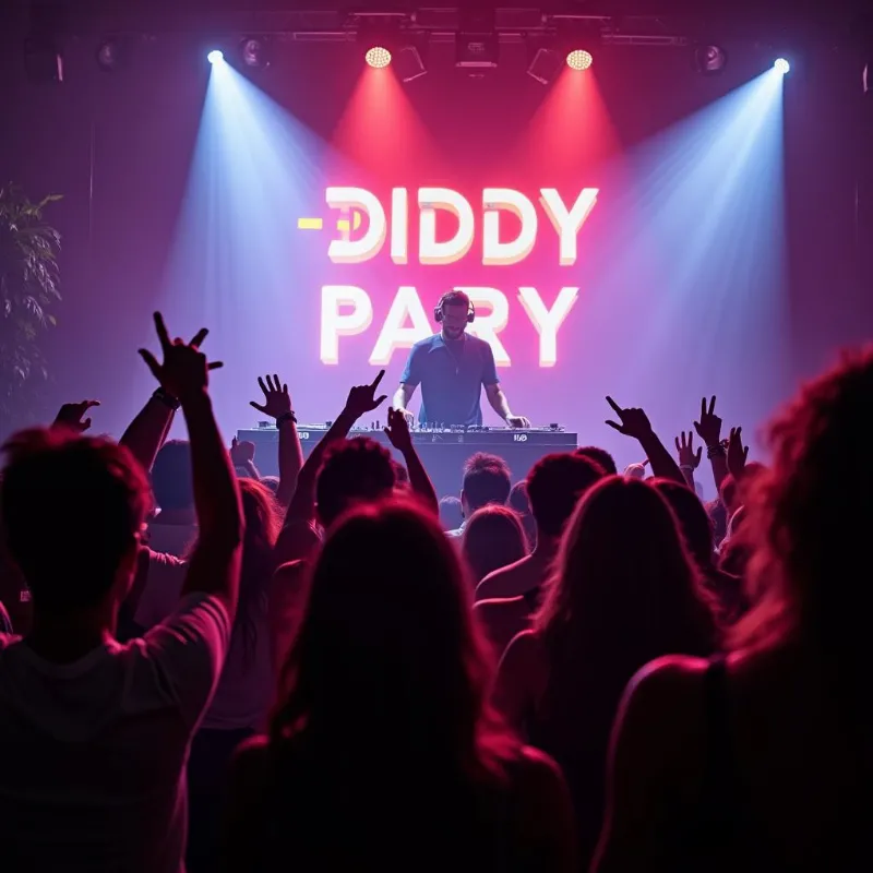 Không gian âm nhạc sôi động tại Diddy Party