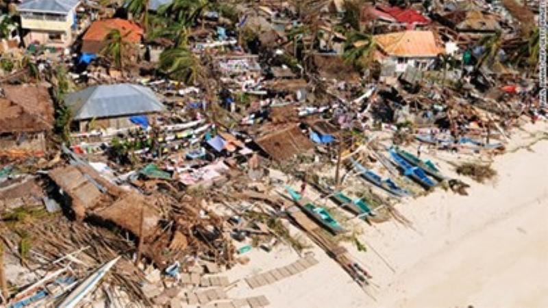 Hình ảnh tàn phá của bão Haiyan