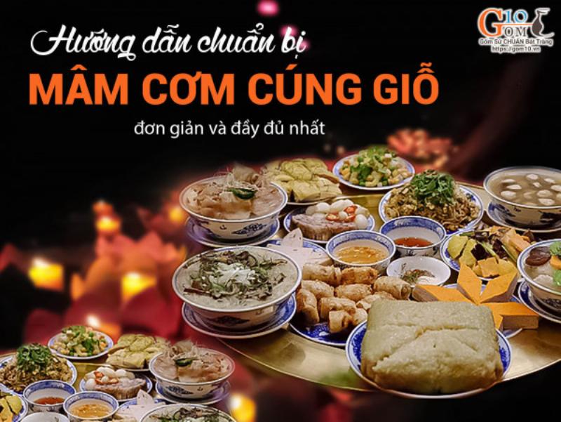 Chuẩn bị mâm cỗ cúng giỗ đầu trước ngày