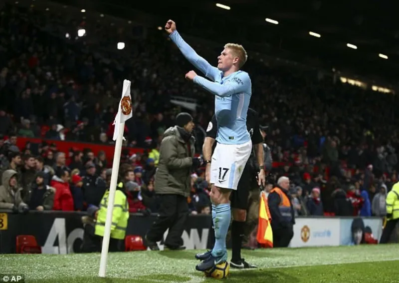 Kevin De Bruyne trong màu áo Manchester City