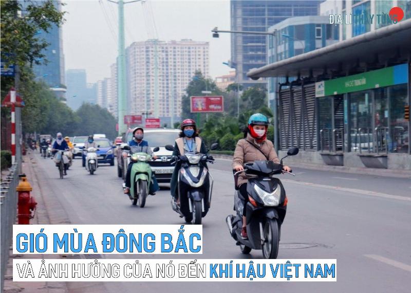 Tác động của gió mùa đông bắc