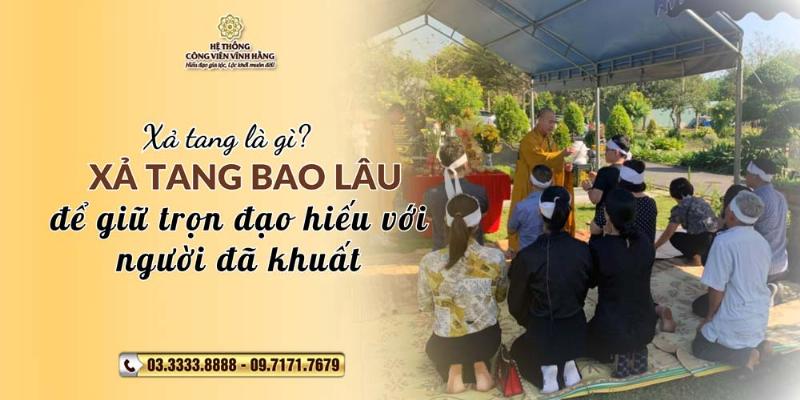 Xả tang dùm và quan niệm tâm linh