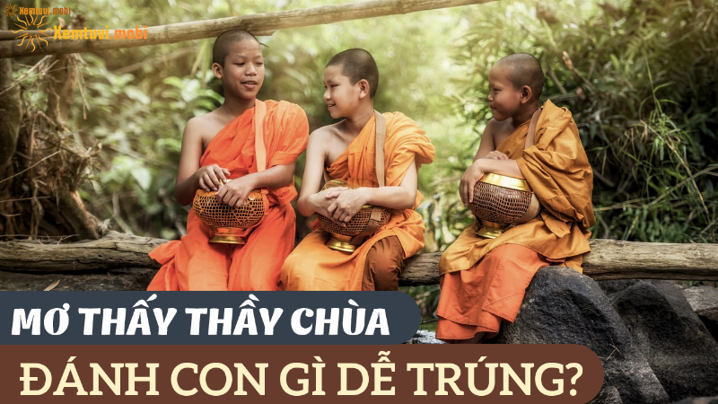 Nằm mơ thấy thầy chùa đánh con gì